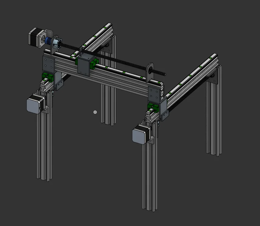 Autonomous Desktop PCB Fabricator gantry
